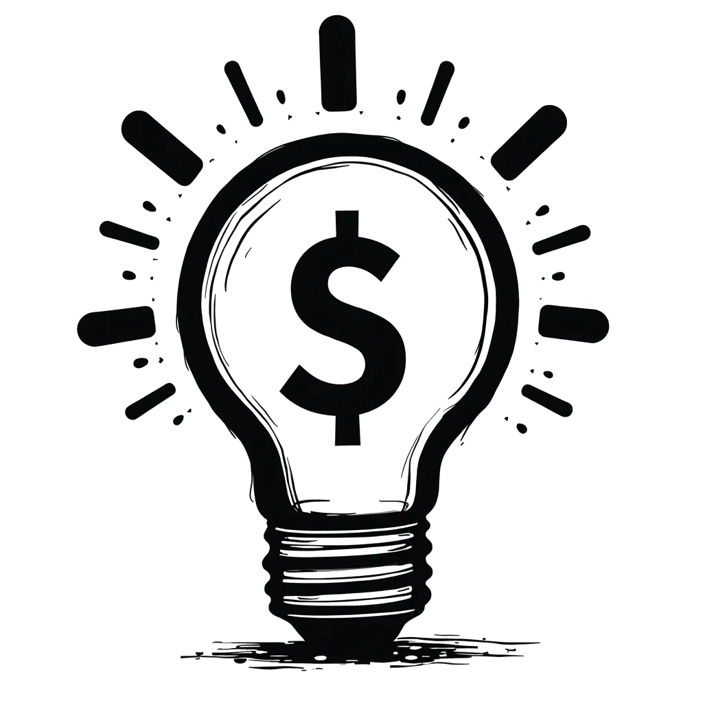 how to sell digital products lightbulb icon